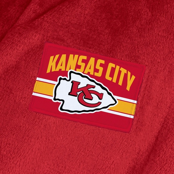 NFL Kansas City Chiefs Silk Touch Team Color Bathrobe - L/XL - Picture 3 of 4